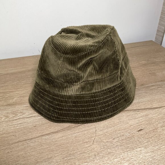 Small Ralph Lauren Brown/Green Corduroy Bucket Hat - Picture 4 of 6
